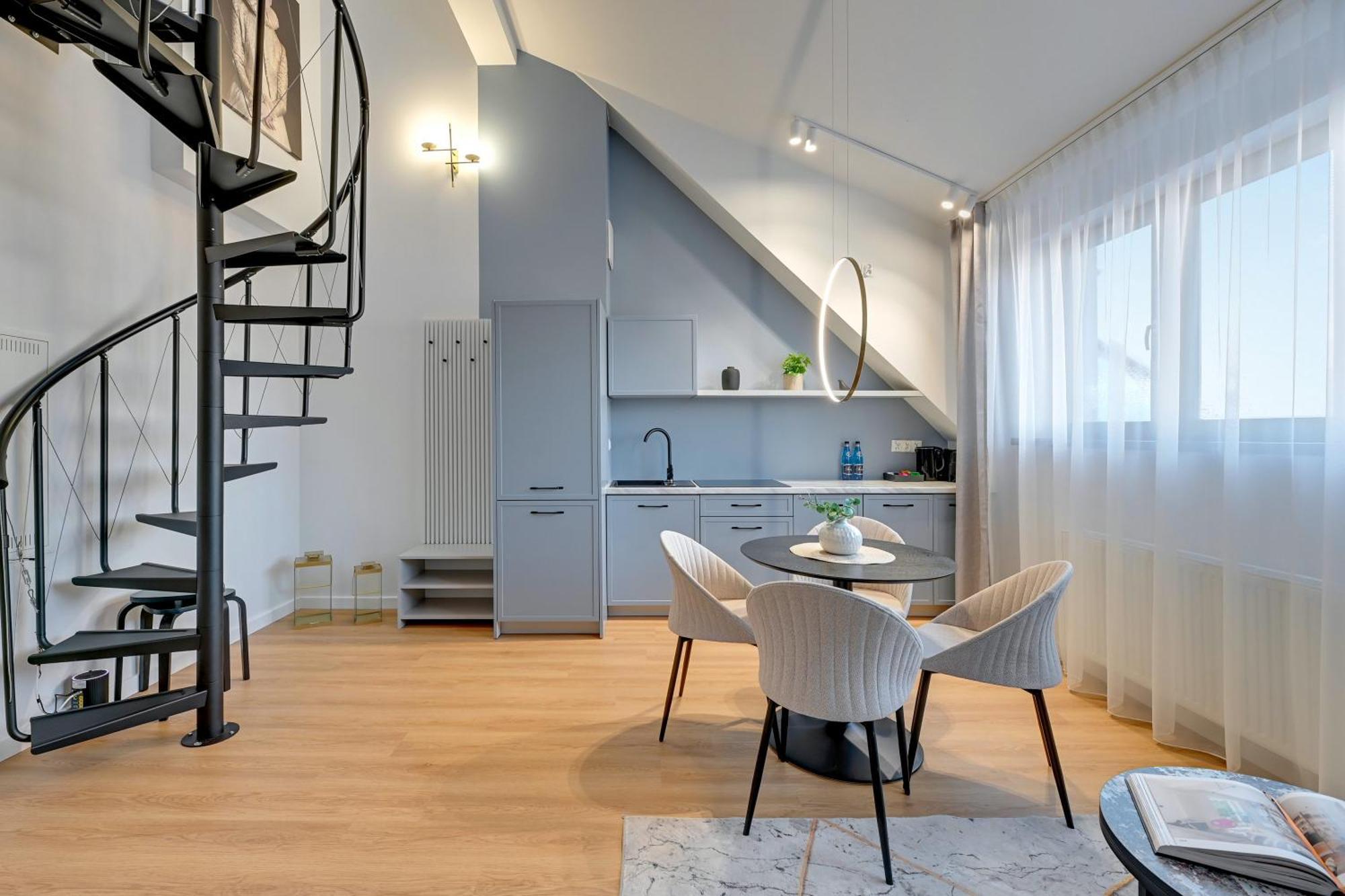 Waterlane Vintage - Fitness & Gym By Downtown Apartments Gdańsk Rum bild