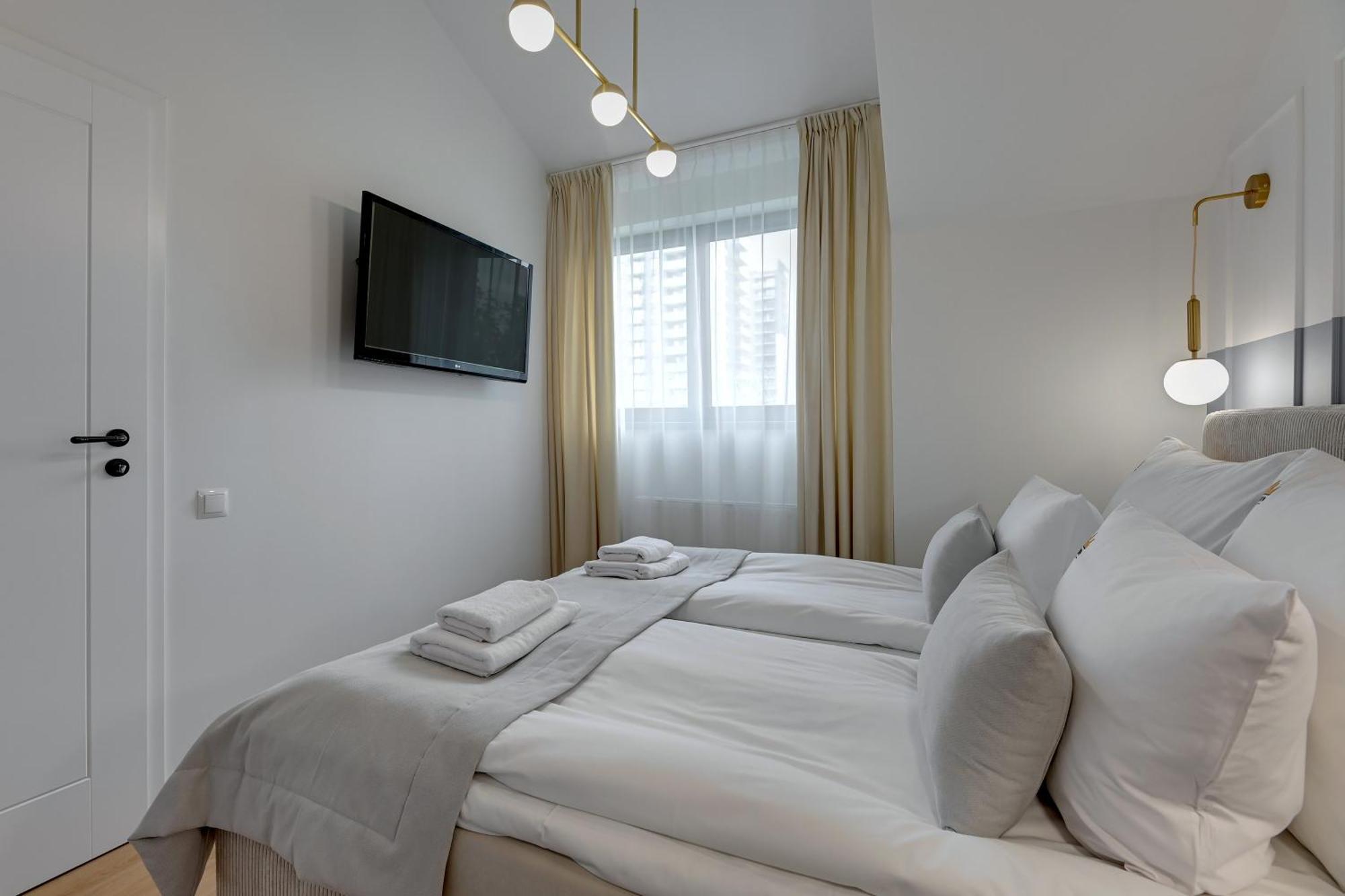 Waterlane Vintage - Fitness & Gym By Downtown Apartments Gdańsk Rum bild